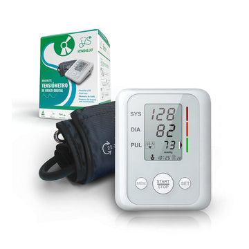 VENSALUDE | Monitor de pressão arterial de braço AB-503 | Medição precisa da pressão arterial e da frequência cardíaca | Design compacto e portátil