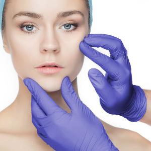 Luvas de nitrilo azul lavanda MAX | Durável e confortável | Sem poeira e ambidestro | Proteção Premium para Atividades Profissionais e Domésticas | Caixa de 100 Unidades | Tamanho S,M,L,XL