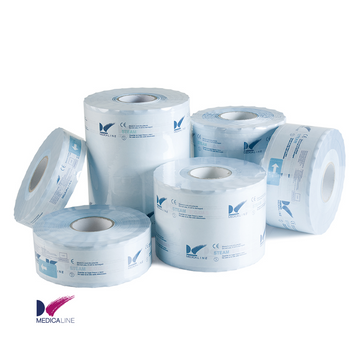 VENSALUDE | Rolos Esterilizadores Medicaline | Alta Resistência e Confiabilidade | Compatível com Autoclaves | Testemunha de Esterilização | 200m
