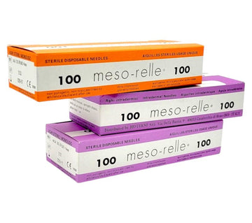 VENSALUD | Mesotherapie Werkzeuge Meso-Relle | 100 Stück Packung | Steril und Einweg | Verschiedene Größen Verfügbar