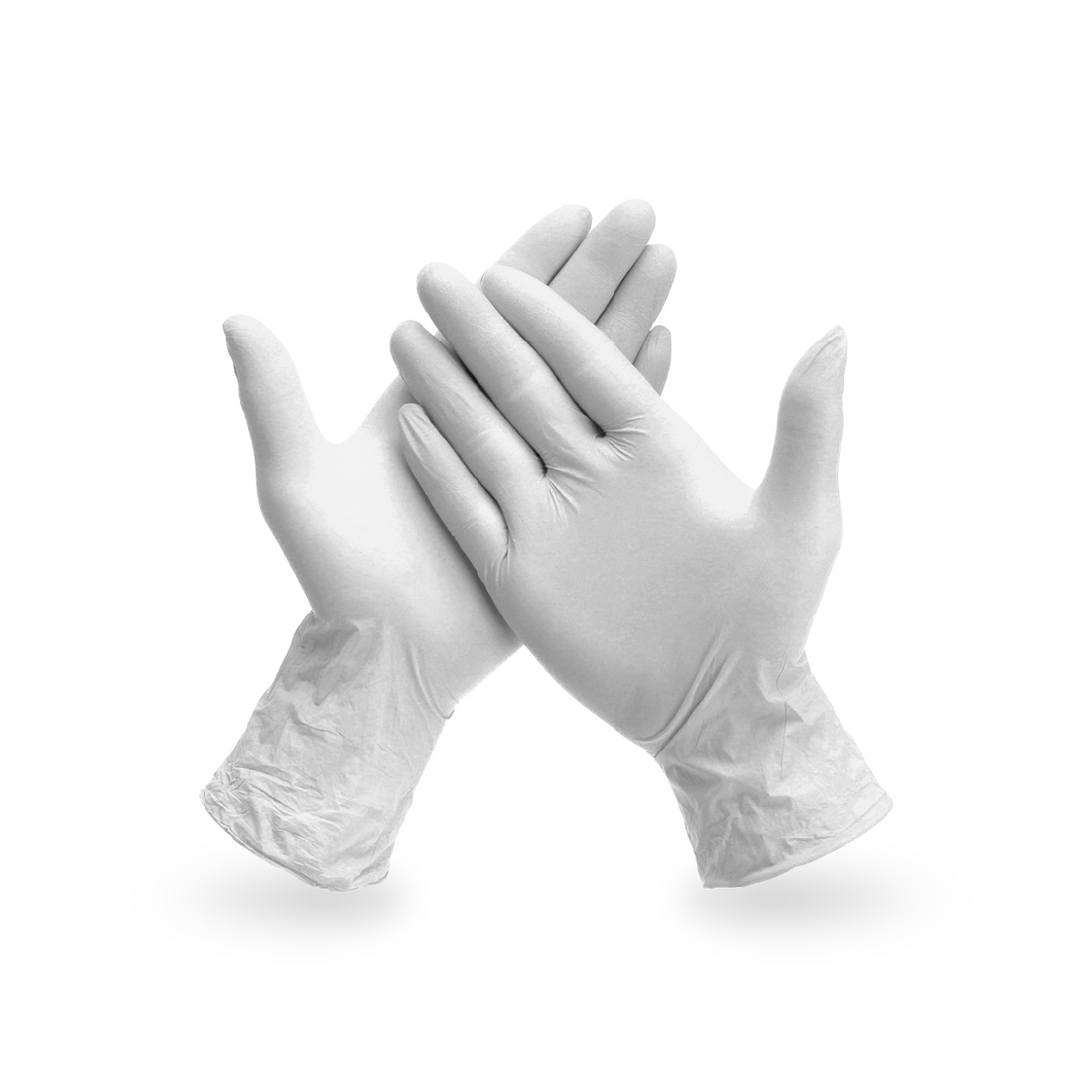 Gants en Nitrile Blanc Sans Latex | Résistants et Sans Poudre | Ambidextres et Confortables pour Usage Professionnel | Certifiés CE – Protection Premium | Boîte de 100 Unités | Tailles XS, S, M, L, XL