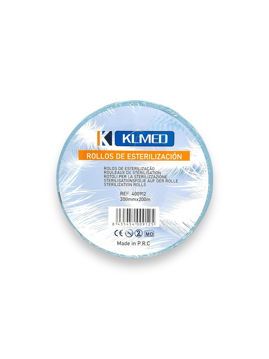 Rouleau de Stérilisation Autoclave KLMED | Film Bleu Transparent | Papier Haute Résistance avec Indicateur de Processus | Disponible en Plusieurs Tailles