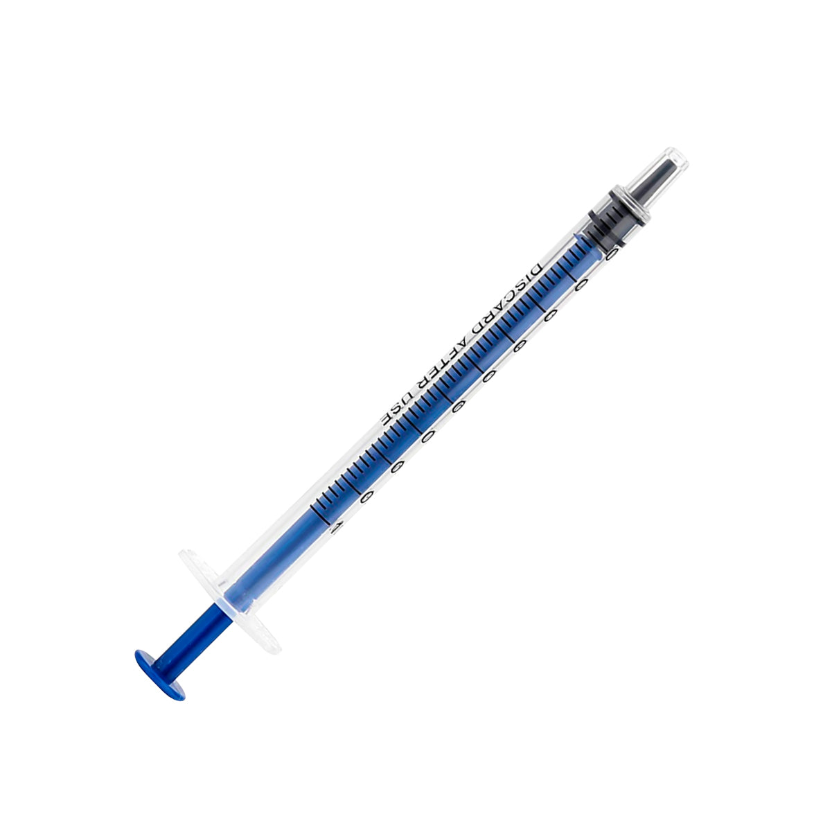 VENSALUD | Jeringa Desechable 1ml | Polipropileno | Luer Slip | Estéril | Sin Látex | Pack 100 | Para Uso Médico, Laboratorios y Veterinarias